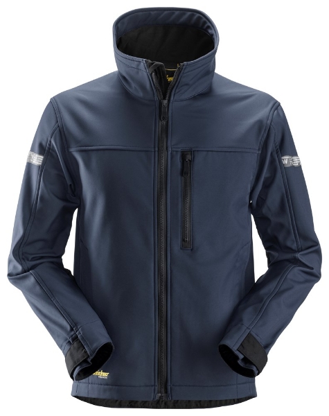 Afbeeldingen van AllroundWork Softshell Jack Donker Blauw - Zwart (9504)
