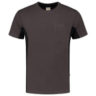 Afbeeldingen van T-Shirt Bicolor Borstzak