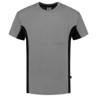 Afbeeldingen van T-Shirt Bicolor Borstzak