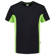 Afbeeldingen van T-Shirt Bicolor Borstzak