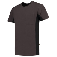 Afbeeldingen van T-Shirt Bicolor Borstzak