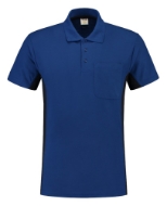 Afbeeldingen van Poloshirt Bicolor Borstzak